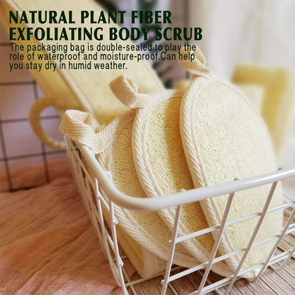 6 pieces, 3 pieces, 1 piece of loofah sponge bath towel - loofah bath towel - essential tool for home bathing