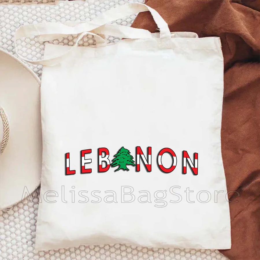 Love Beirut – Lebanese Roots Canvas Shoulder Tote