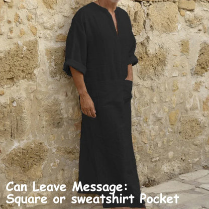 Short Sleeve Solid Color Men Muslim Islamic Kaftan Robe Jubba Thobe Kaftan Muslim Robe Casual Dubai Saudi Arabia Abaya Robes 5XL