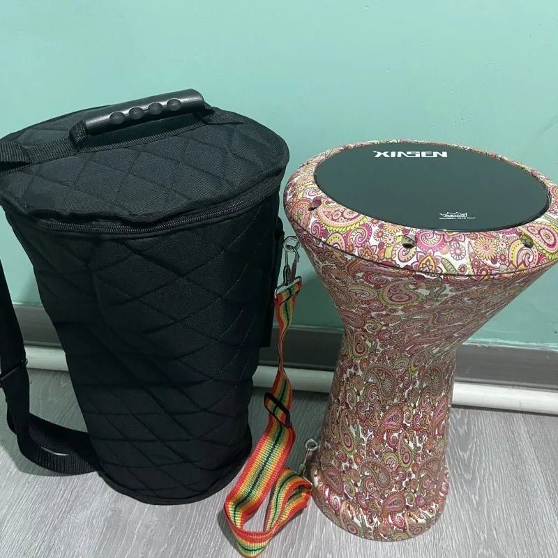 Portable Doumbek Drum 8.5 Inch Arabic Drum Professional Perform Practice Adult Beginners Light Doumbek Percussion Instruments
