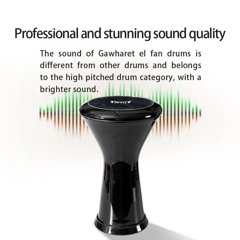 Middle Eastern drum Darbuka Arabic drum Handclapped percussion instruments Made in Egypt 8 Inch Aluminum