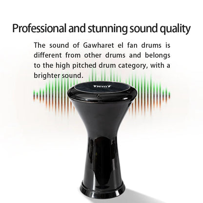 Middle Eastern drum Darbuka Arabic drum Handclapped percussion instruments Made in Egypt 8 Inch Aluminum
