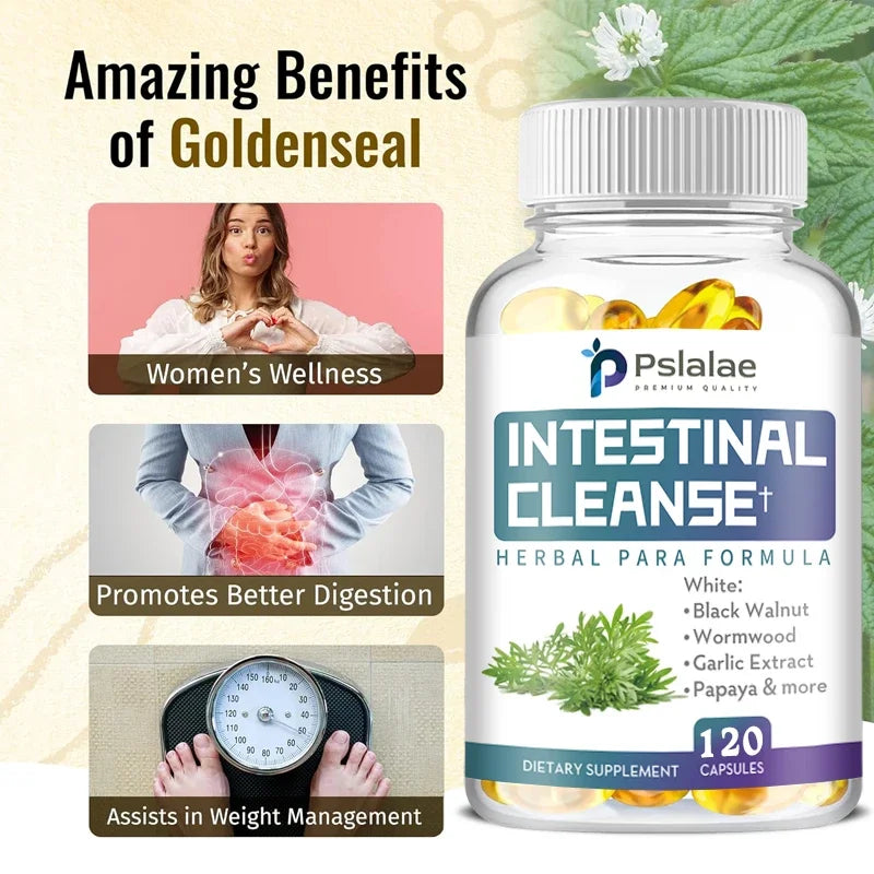 Intestinal Cleanse - Relieve Constipation, Cleanse The Body, and Support Regular Bowel Movements