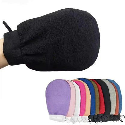 Hot sale Silicone Body Scrubber Bath Brush 1Piece Double Sided Hammam Scrub Mitt Magic Peeling Glove Exfoliating Tan Removal