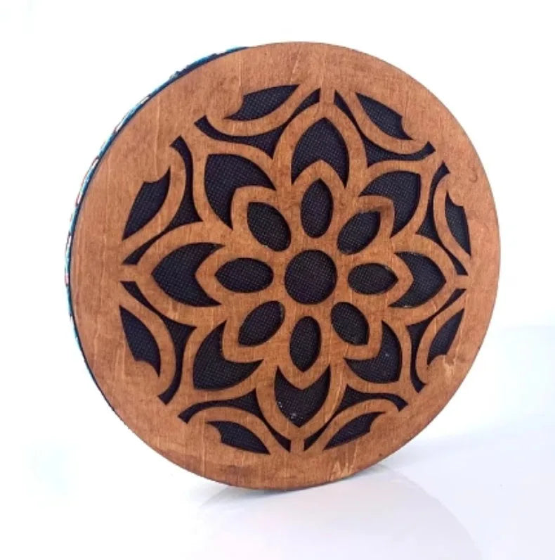 8-inch/12-inch Ocean Drum Portable Hand Drum Instrument Ethnic Percussion Instrument Onomatopoeic Music Sound Therapy Relaxing