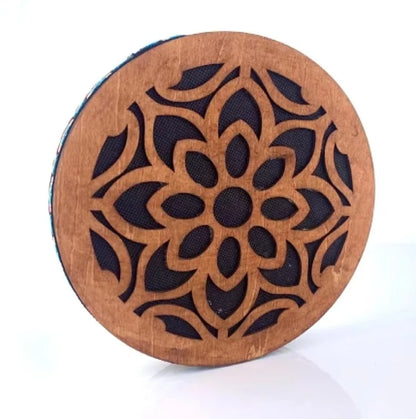 8-inch/12-inch Ocean Drum Portable Hand Drum Instrument Ethnic Percussion Instrument Onomatopoeic Music Sound Therapy Relaxing