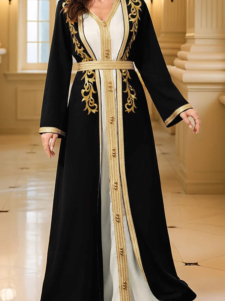 Gold of the East – Embroidered Moroccan Kaftan for the Muslim Woman in America