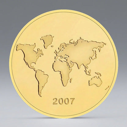 Petra Golden Plated Commemorative Coin – New Seven Wonders Collectible Gift