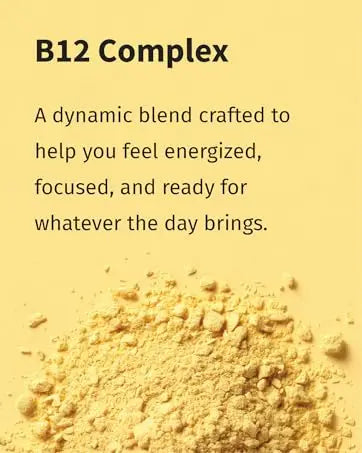 Vitamin B12 and B6 Liquid Drops, B12 Sublingual Vitamin B Complex for Energy Brain and Heart Support with 27,200 mcg Raspberry