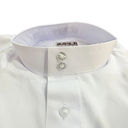 Polyester men's long robe, Qatar style stand collar robe, pocket design, Arabian and Middle Eastern men's clothing, available in