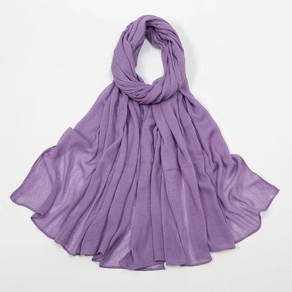 The Crinkle Rayon Hijab – Effortless Elegance, All-Day Comfort