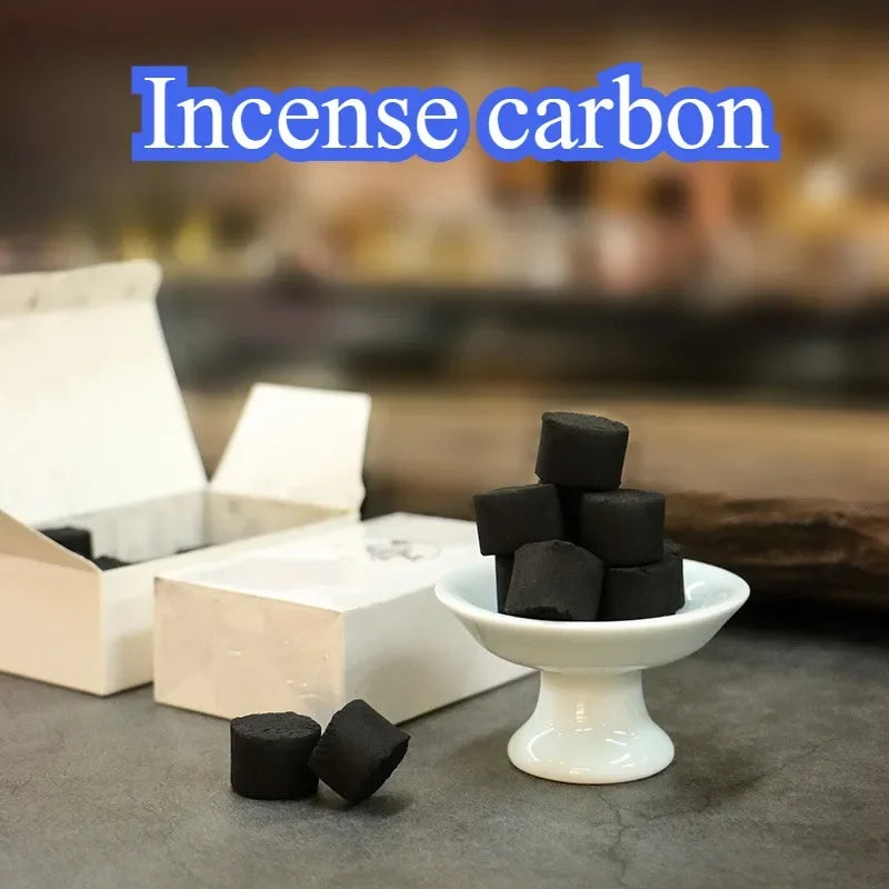 25 Smokeless Incense Capsules – Natural Carbon for Tea Room & Study
