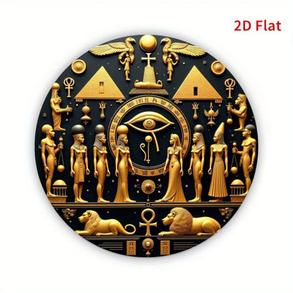Ancient Egypt Round Medallion – Wall Decor for Themed Restaurants, Museums & Homes