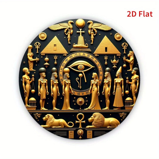 Ancient Egypt Round Medallion – Wall Decor for Themed Restaurants, Museums & Homes
