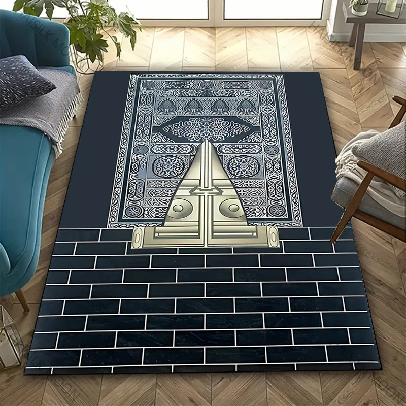 17 Styles Muslim Prayer Carpet Room Living Room Bedroom Sofa Large Area Mat Daily Prayer Soft Carpet Ramadan Gift for Friend