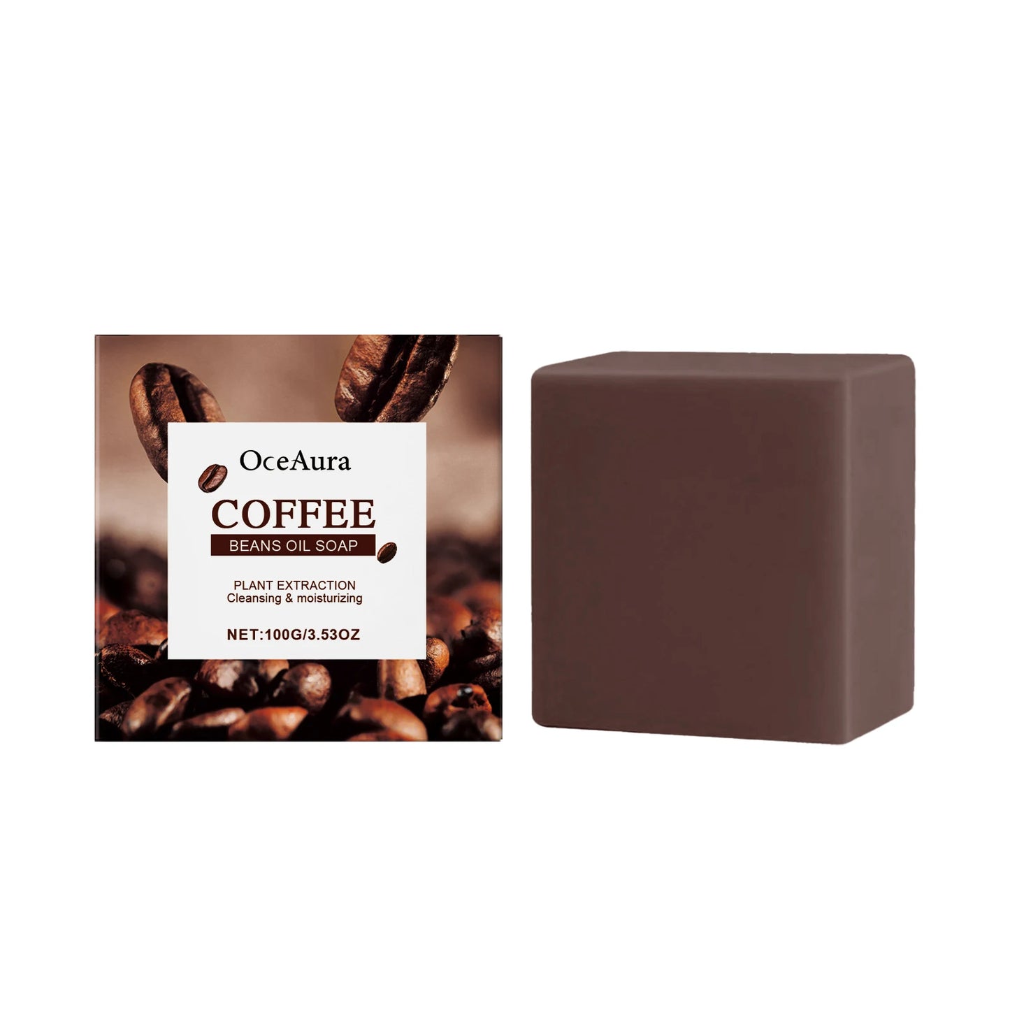 Coffee Skin-Nourishing Essential Oil Soap: Moisturizing, Water-Locking, Soothing for Sensitive Skin, with Rich & Dense Lather an