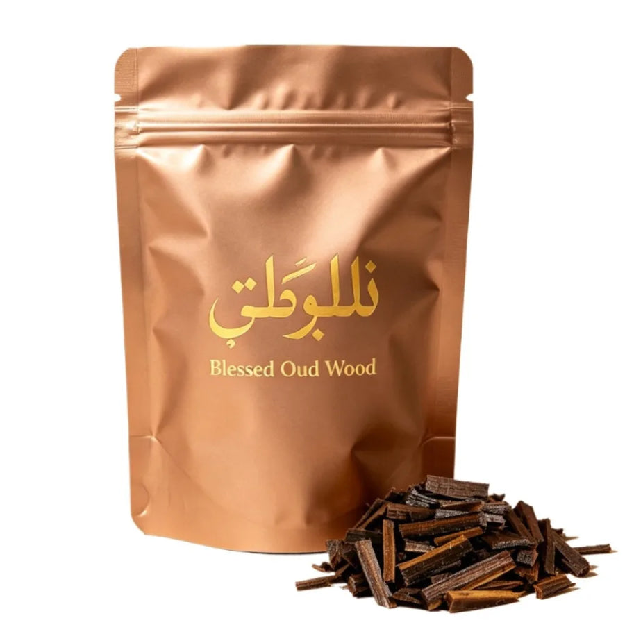 Oud-Infused Bakhoor – 160g Warm Woody Milky Arabian Incense Chips