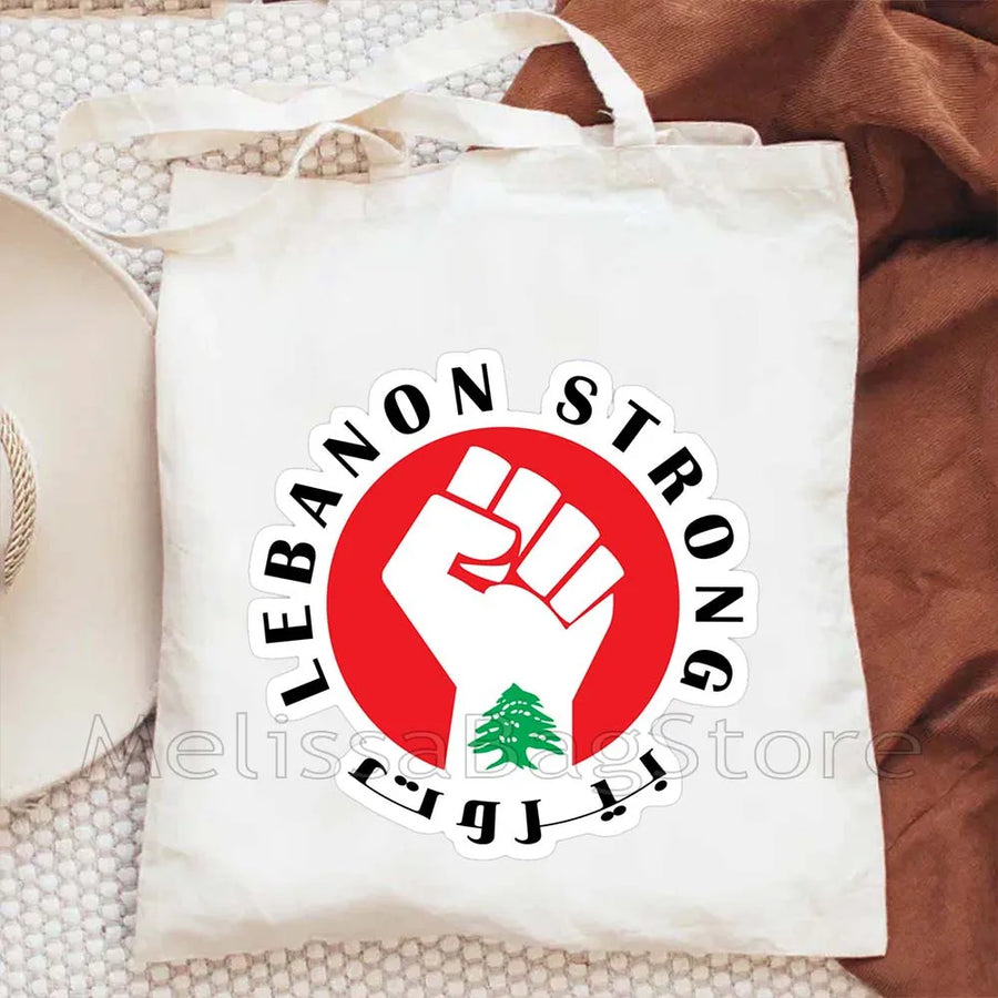 Love Beirut – Lebanese Roots Canvas Shoulder Tote