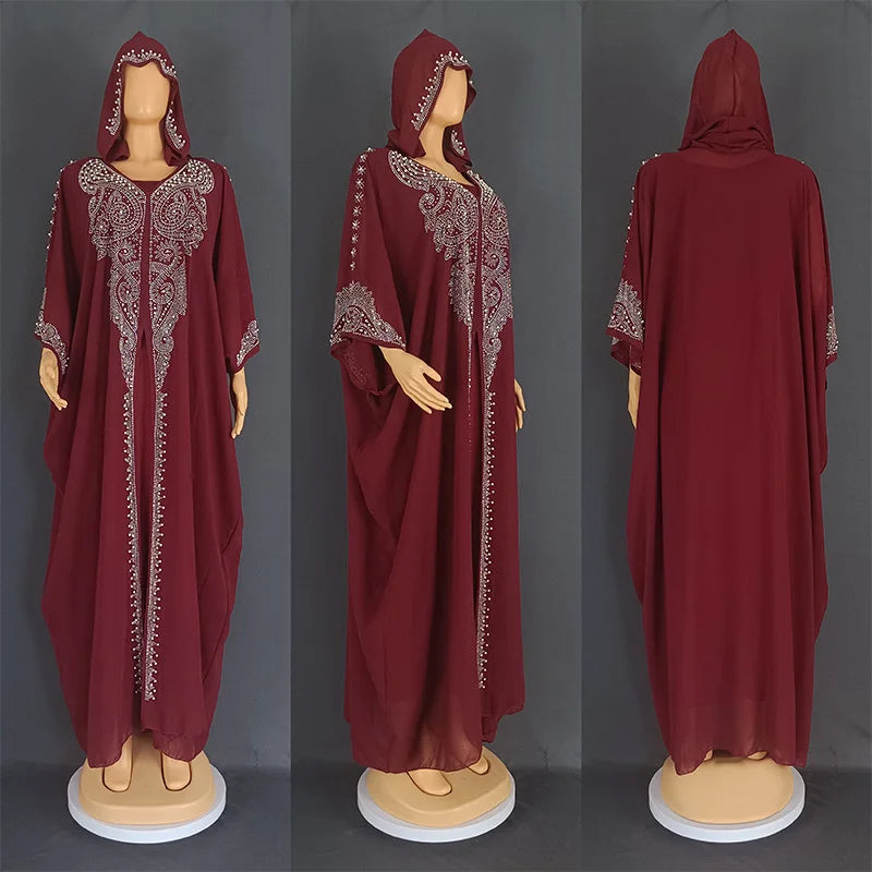 The Hooded Heritage – Luxury Boubou Ankara Plus Size Abaya