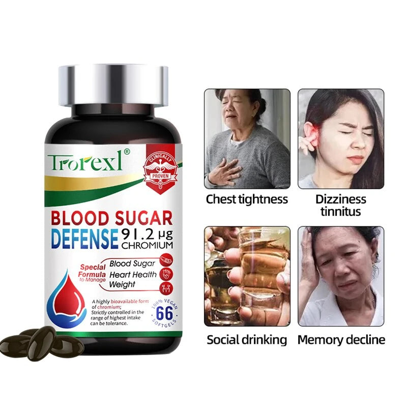 The Sugar Shield – Blood Sugar Defense & Cardiovascular Support Capsules