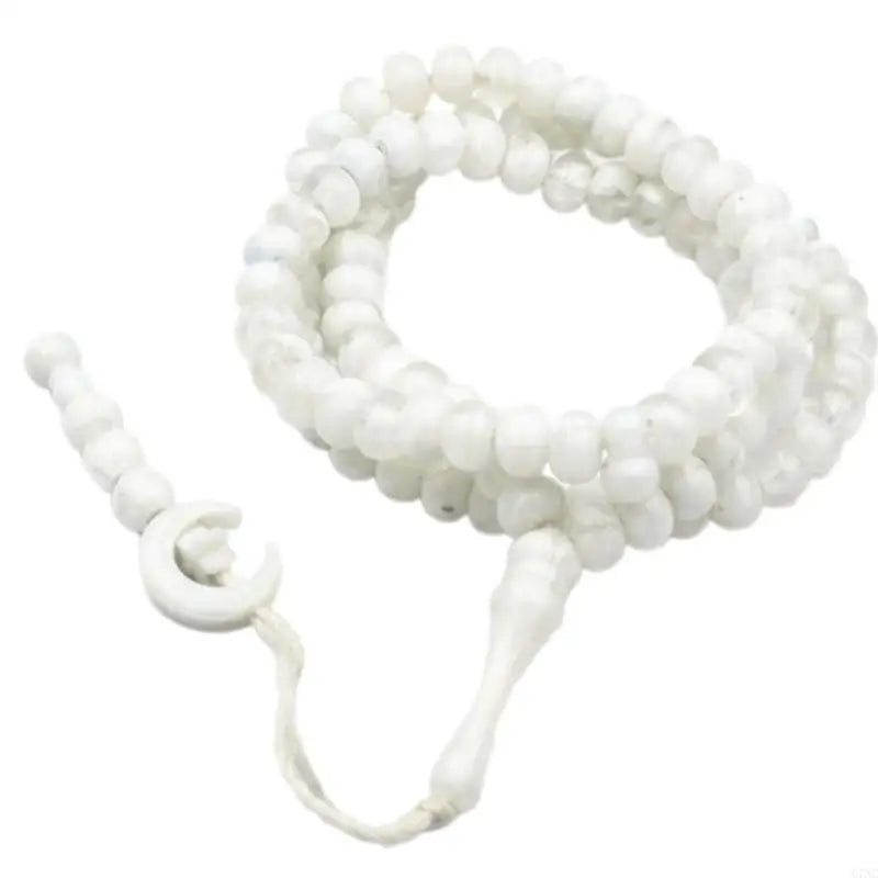 G7NC Tasbih Prayer Beads Wrap Bracelets Tasbih Prayer 99 Worry Beads Misbaha Beads