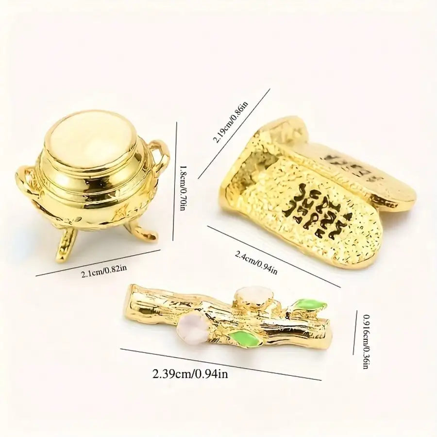 The Ark Of The Covenant Historic Model Replica Gold Plated Home Festive Decorative Figurine Ornament Ancient Egyptian Design
