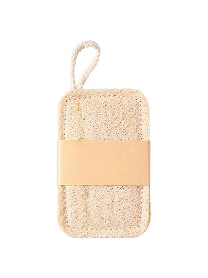 The Loofah Six – Natural Bamboo Fiber Exfoliating Sponges (6-Pack)
