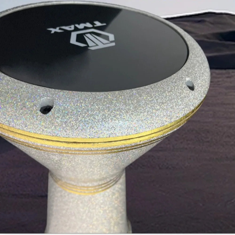Tmax 8.5 Inch Arabic Drums Aluminum Casting Drum Cavity Middle Eastern Drum Belly Dance Accompaniment Musical Instruments