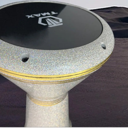 Tmax 8.5 Inch Arabic Drums Aluminum Casting Drum Cavity Middle Eastern Drum Belly Dance Accompaniment Musical Instruments