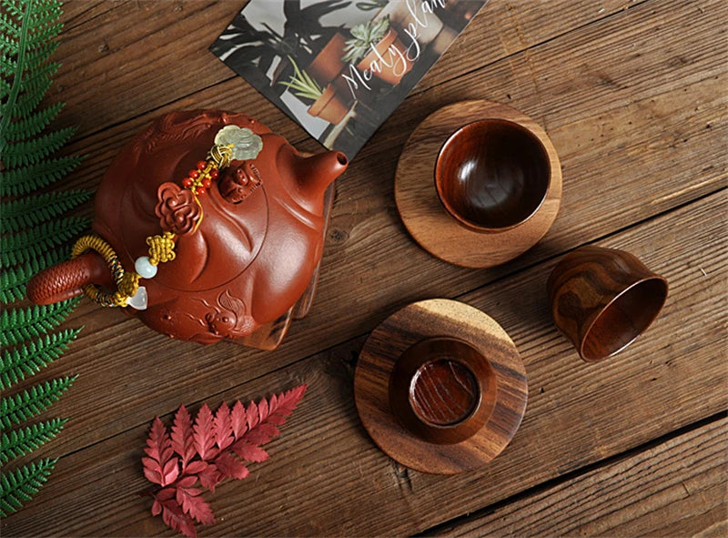 Handmade Spruce Wood Cups – Natural Big Belly Mug for Tea, Coffee & Milk