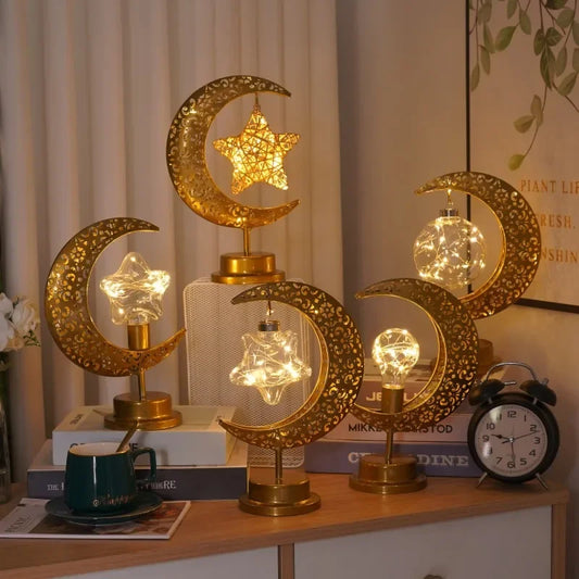 The Gold Eid Castle Table Decor – A Royal Celebration of Faith