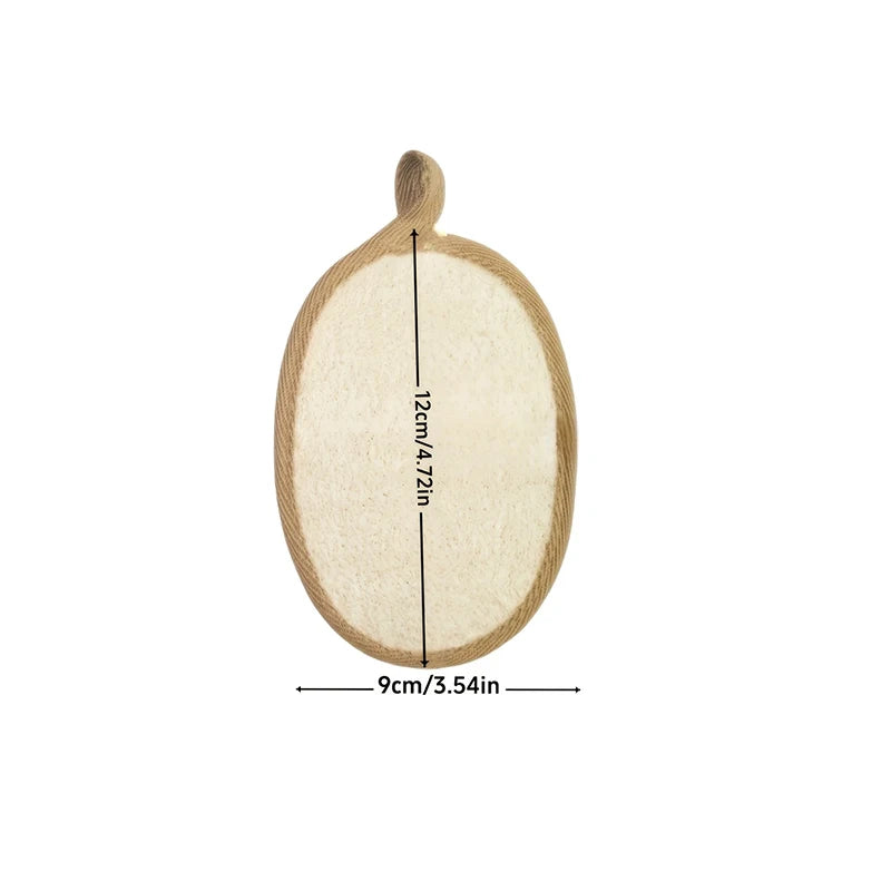 Natural Loofah Body Scrubber Bath Exfoliating Sponge Soft Shower Brush Cleaner Pad Exfoliator Shower Puff Body Skin  Tool