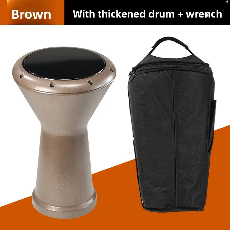 8.5 Inch Middle Eastern Drum Aluminium Arabic Hand Drumming Sound Healing Hand Drums Professional Percussion Musical Instruments