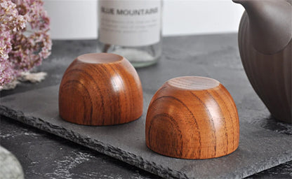 Handmade Spruce Wood Cups – Natural Big Belly Mug for Tea, Coffee & Milk