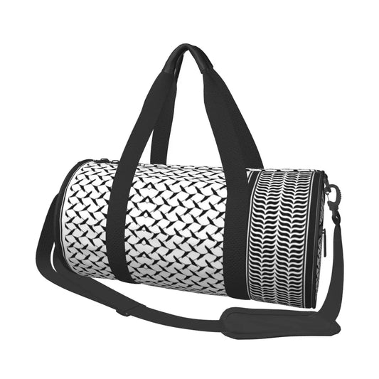 The Ramallah Keffiyeh Gym Bag – Large Capacity Waterproof Training Duffle