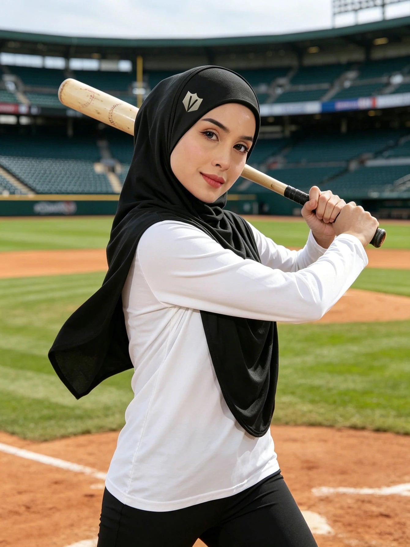 Muslim Sport Instant Turban Hat Inner Hijabs Caps for Women Islamic Bandana Hats Female Headwrap Headscarf