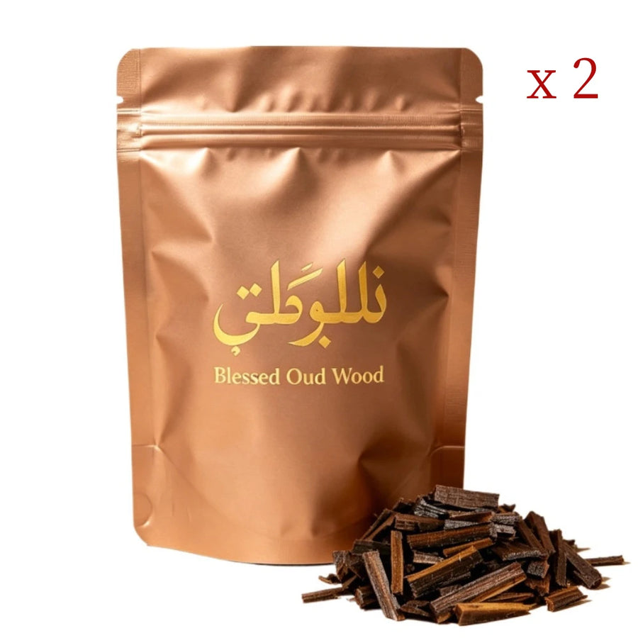 Oud-Infused Bakhoor – 160g Warm Woody Milky Arabian Incense Chips