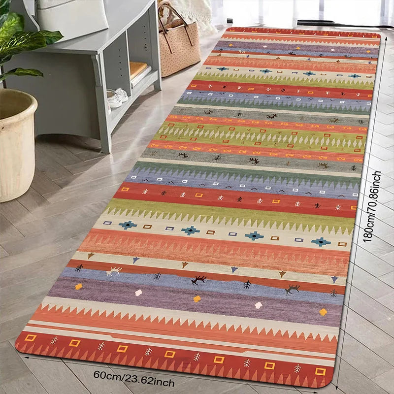 The Aztec Trail – Southwestern Bohemian Kitchen Runner Rug