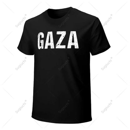 Unisex Men Vintage Gaza Palestine City Tshirt Tees T Shirts Women Boys 100% Cotton T-Shirt