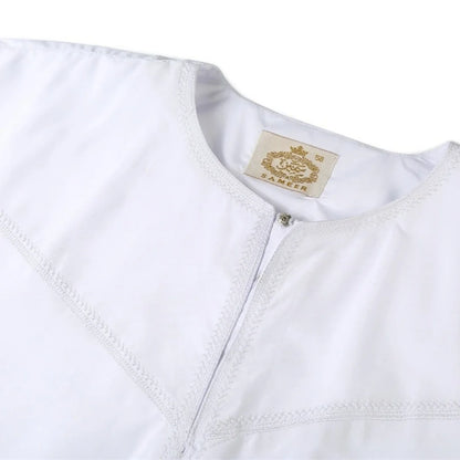 Men's Saudi Arabic Long Sleeve Robe Ramadan Muslim Dress For Men Middle East Islamic Clothing