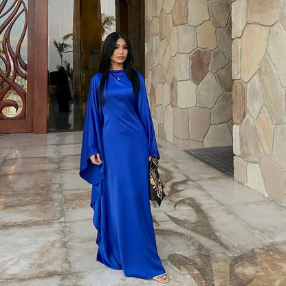Closed Batwing Abaya Women Muslim Dress Turkish Islamic Dress Women 2024 For Party Kebaya Kaftan Turkey Caftan Marocain Femme