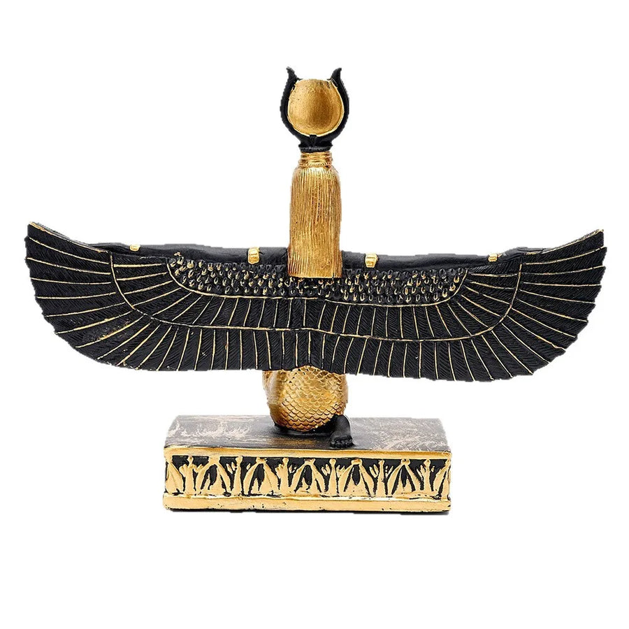 Isis Goddess Resin Statue – Light Luxury Egyptian Decor for Entryway & TV Cabinet