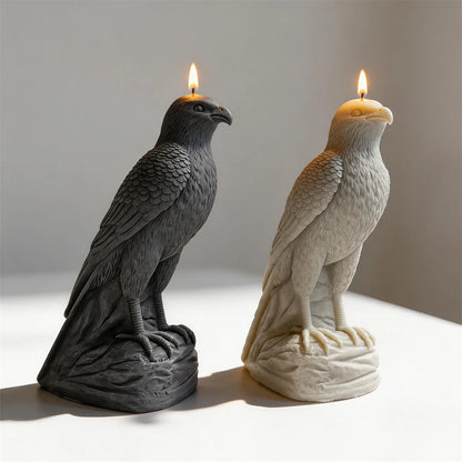21CM Arabic Falcon Figurine Silicone Mold Home Decor Arabian Falcon Statue Soy Wax Candle Mold Animal Resin Plaster Mould