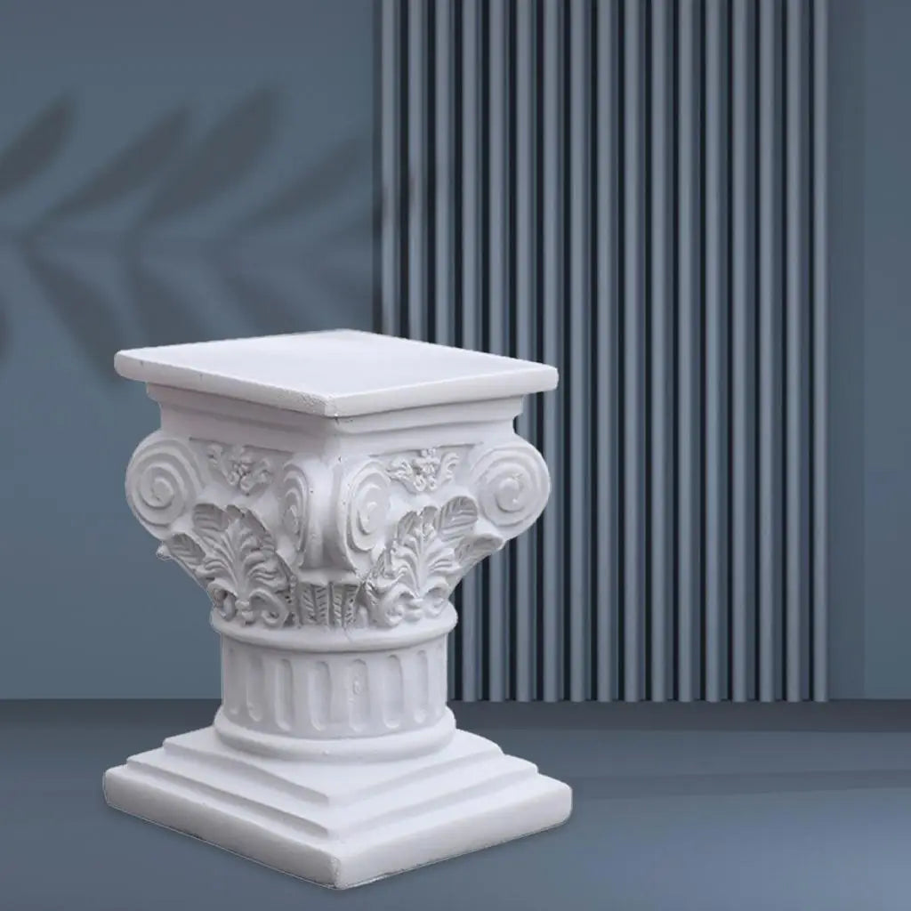 Jerash-Style Column Pedestal – Ancient Jordanian Architecture Statue for Home & Garden