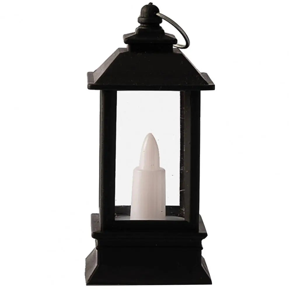 LED Lantern Retro Style Energy-saving Glare Free Shatterproof Battery Powered Flickering LED Candles Party Hanging Lantern Decor