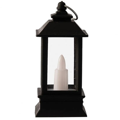 LED Lantern Retro Style Energy-saving Glare Free Shatterproof Battery Powered Flickering LED Candles Party Hanging Lantern Decor
