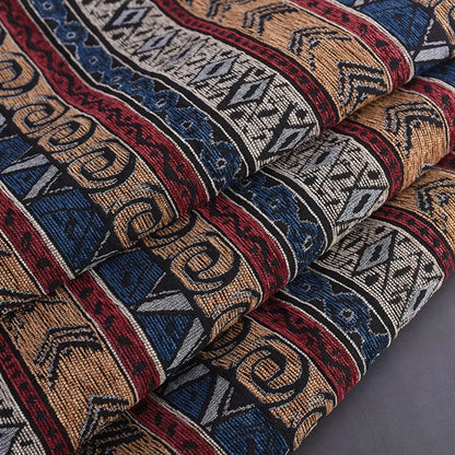 148x100cm Thickener Chenille Jacquard Sofa Fabric Cloth Stripe Luxury Anti-Slip Sofa Cover Boho Fabric Set Luggage DIY Clothing