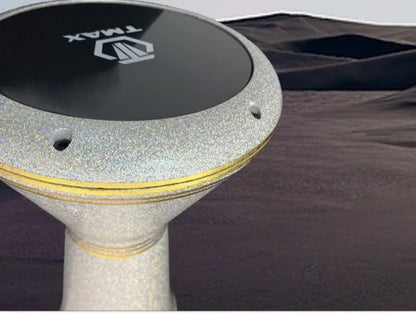 Tmax 8.5 Inch Arabic Drums Aluminum Casting Drum Cavity Middle Eastern Drum Belly Dance Accompaniment Musical Instruments