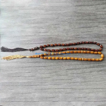 E56A Elegant Muslims Rosary Beads with Charm 33 Count 8mm for Spiritual Practice