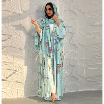 Eid in America – Saudi Nida Abaya with Scarf for the Muslim Woman